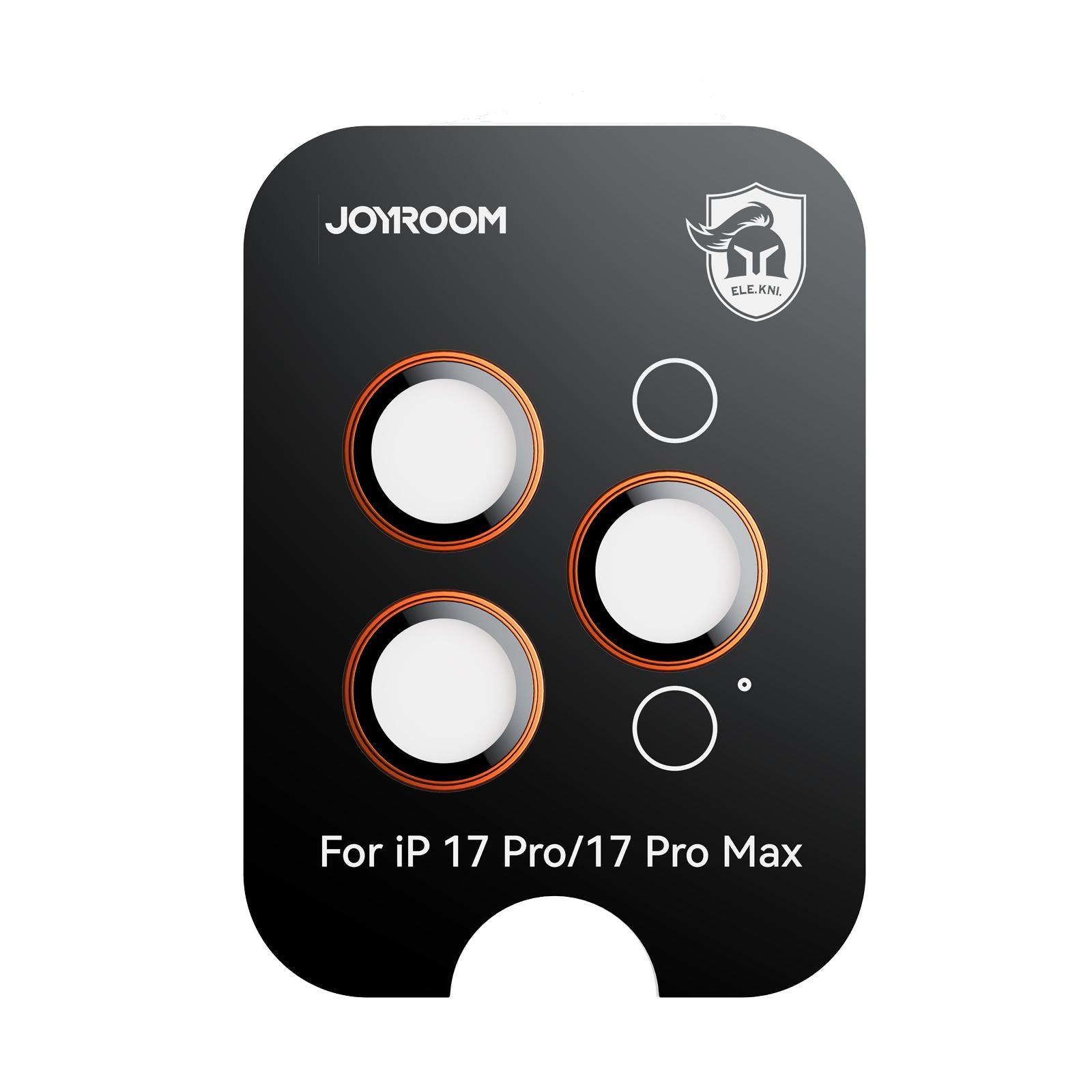 Protector de cámara JOYROOM JR-17QS3 iP17 Pro/iP17 Pro Max - Naranjo