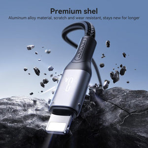 Cable USB-A a Lightning 30W Carga Rápida 1 m Negro – Joyroom 