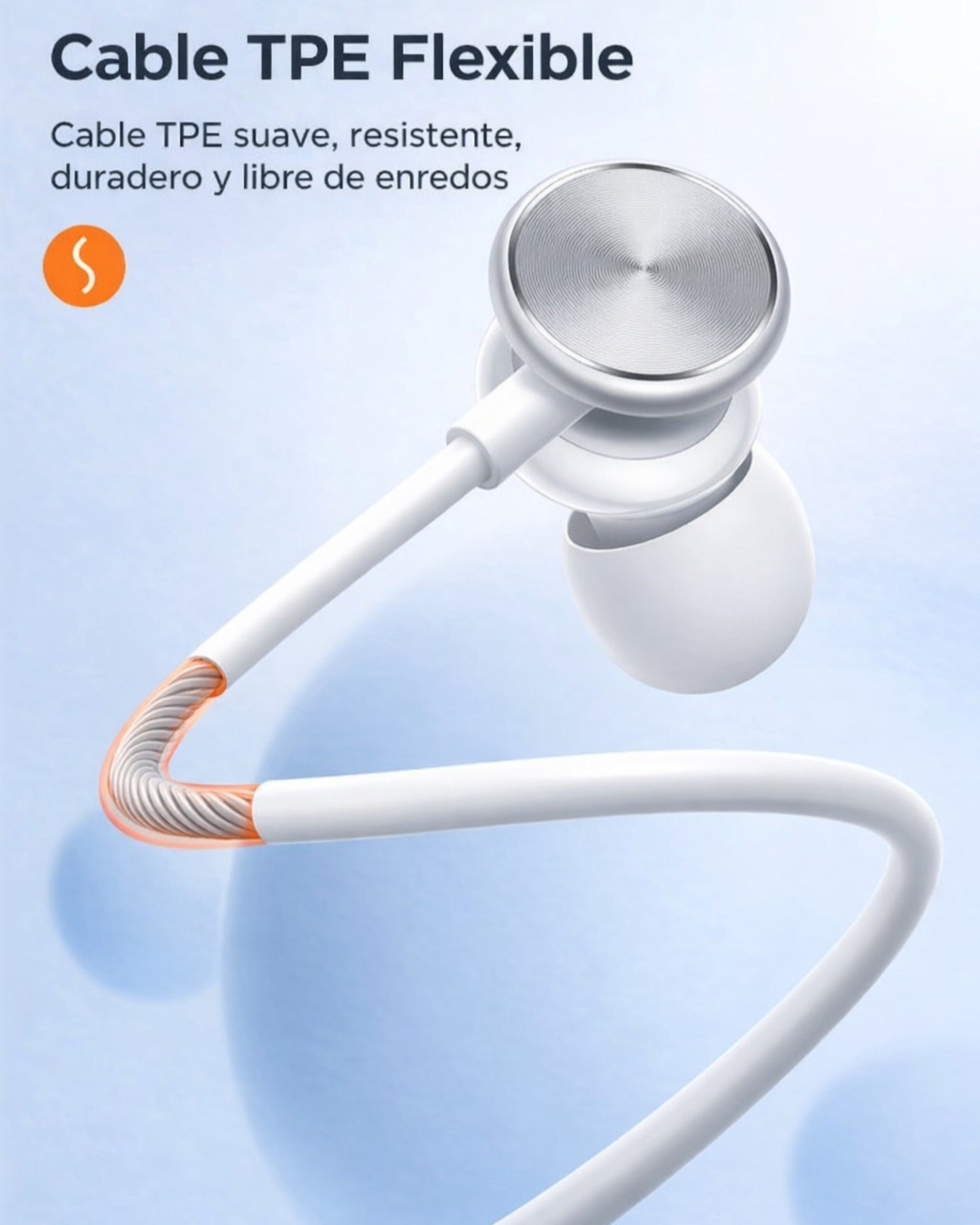 Audífonos In-Ear Jack 3.5 mm Joyroom Silver 