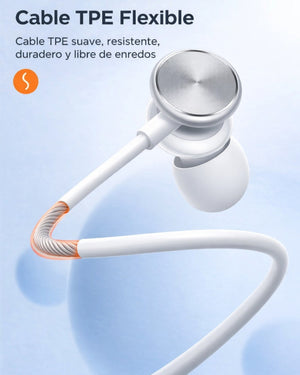 Audífonos In-Ear Jack 3.5 mm Joyroom Silver 