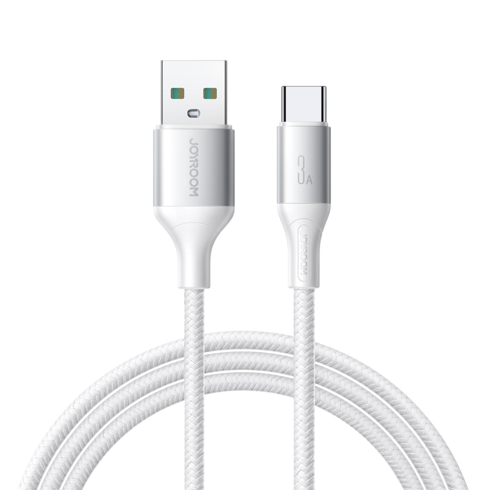 Cable de datos y carga JOYROOM S-A28 USB-A a USB-C 1 m - Blanco