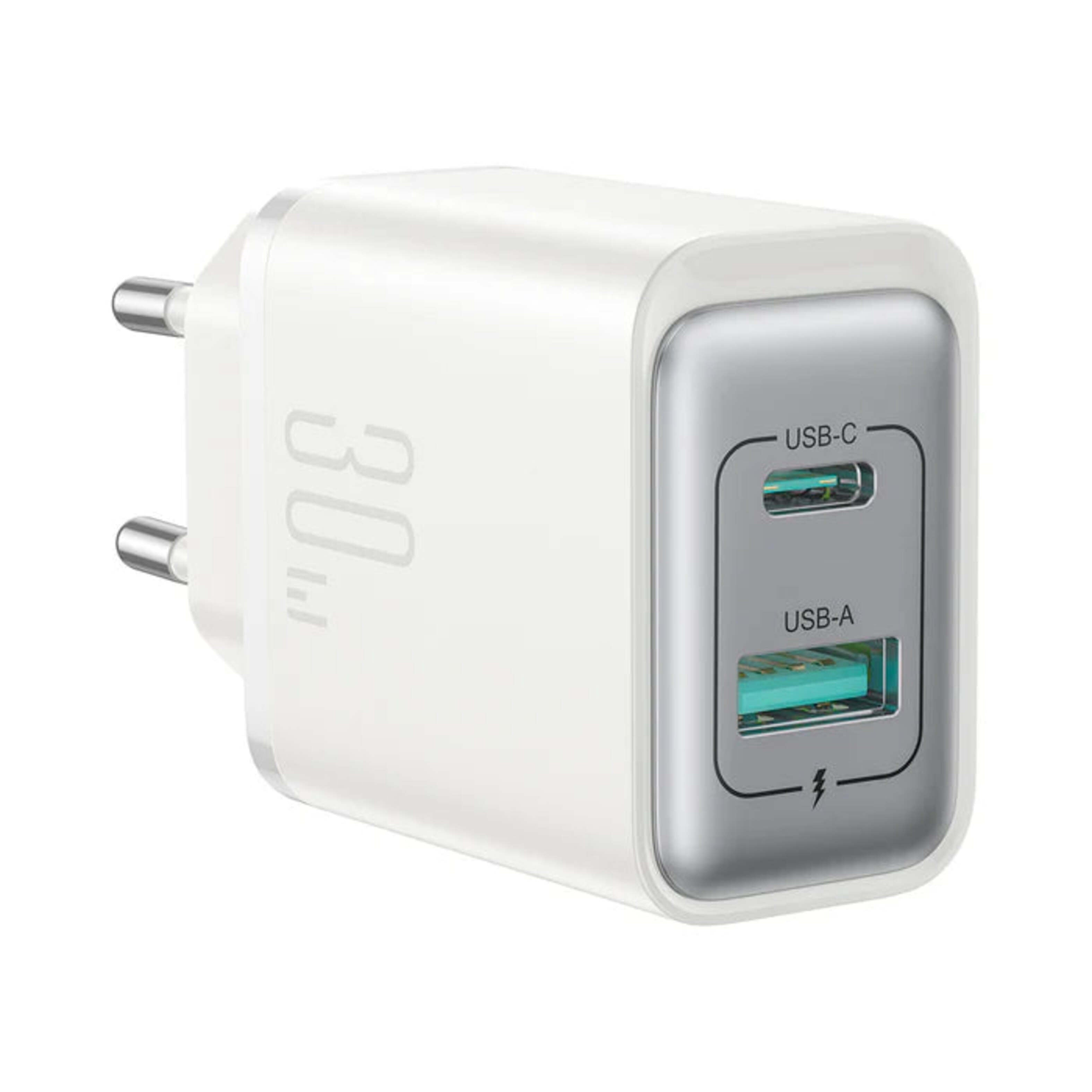 Cargador Joyroom Dual Puerto USB-A + USB-C 30W 