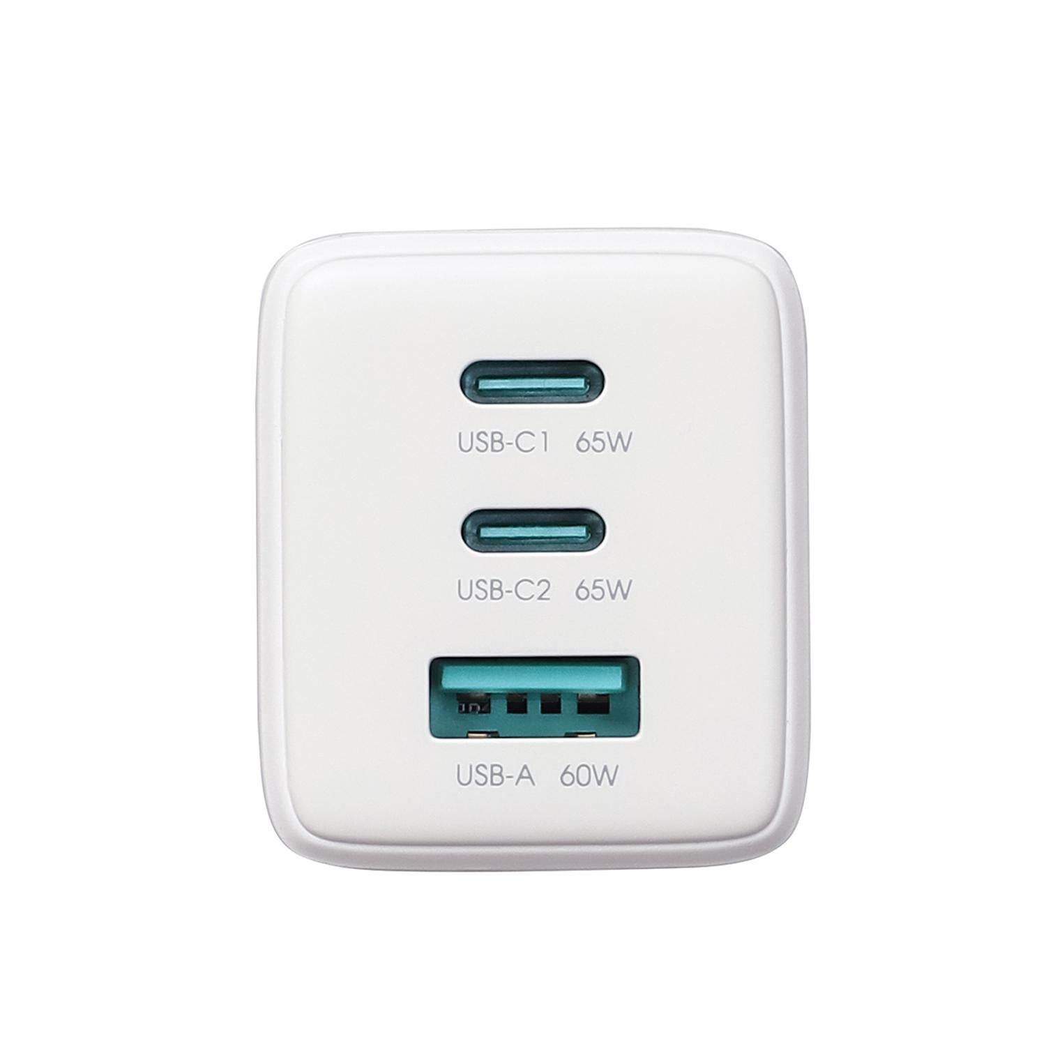 Cargador de pared JOYROOM JR-TG10 65W GaN USB-C a USB-C 1.2 m - Blanco