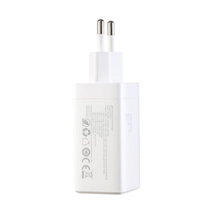 Cargador de pared JOYROOM JR-TG10 65W GaN USB-C a USB-C 1.2 m - Blanco
