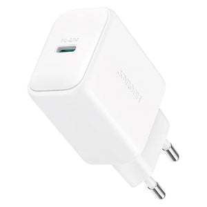 Cargador de pared JOYROOM JR-TCF20 USB-C a Lightning 1 m - Blanco