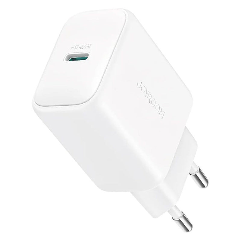 Cargador de pared JOYROOM JR-TCF20 USB-C a Lightning 1 m - Blanco