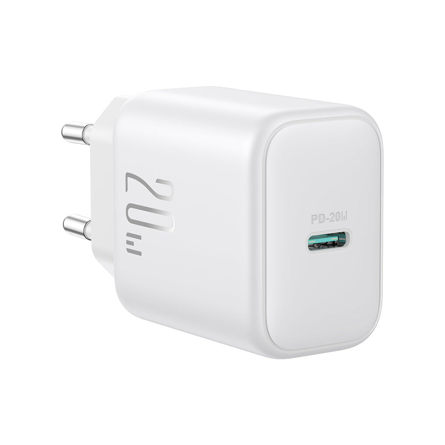 Cargador de pared JOYROOM JR-TCF20 USB-C a Lightning 1 m - Blanco
