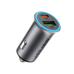 Cargador vehicular ACEFAST B16 95W 2 puertos - Gris metálico