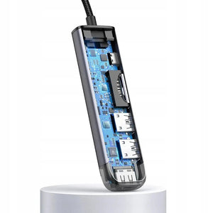 Hub multipuerto McDodo HU-7740 100W 6 puertos - Gris