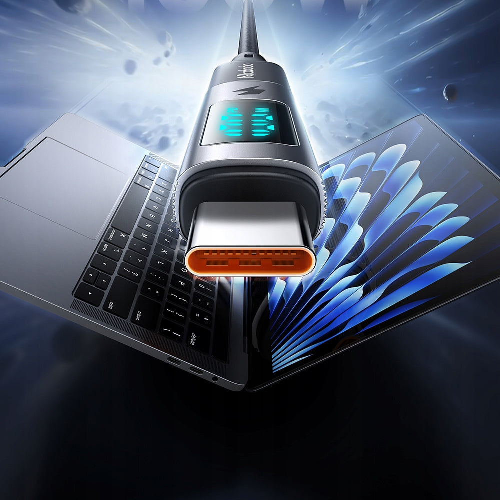 Cable de datos y carga McDodo OT-6090 100W USB-C a USB-C - Negro