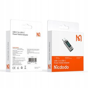 Cable de datos y carga McDodo OT-6090 100W USB-C a USB-C - Negro