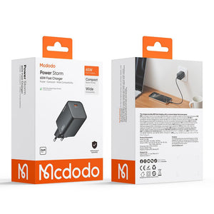 Cargador de pared McDodo CH-0850 65W 1 puerto - Negro