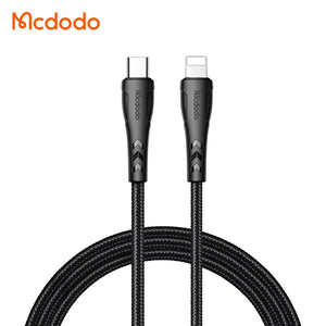 Cargador de pared McDodo CH-4693 20W USB-C a Lightning 1.2 m 1 puerto - Negro