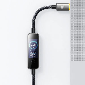Cable de datos y carga McDodo CA-8750 240W USB-C a USB-C 1.2 m - Negro