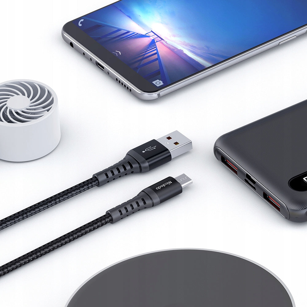 Cable de datos y carga McDodo CA-2281 Micro USB 1 m - Negro