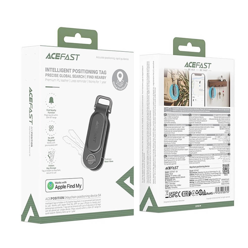 Localizador ACEFAST S4 - Negro