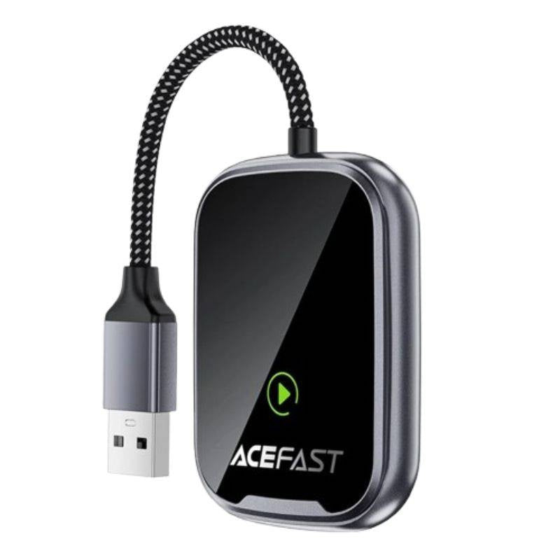 Adaptador CarPlay ACEFAST QC1 - Gris metálico