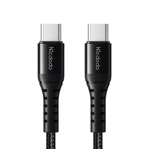 Cable de datos y carga McDodo CA-5641 60W USB-C a USB-C 1 m - Negro