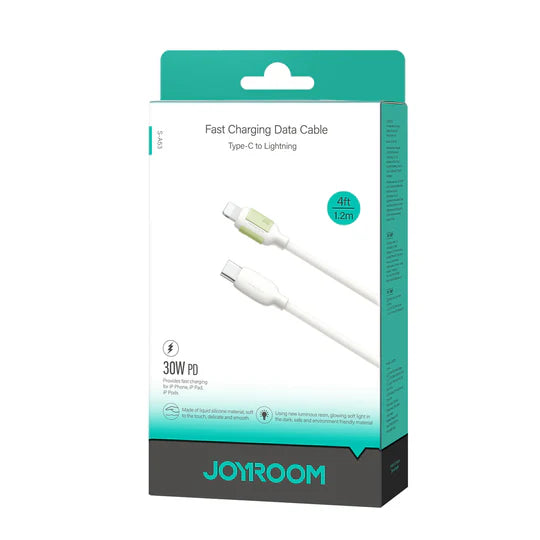 Cable Tipo-C a Lightning 30W – 2 m Beige | Carga Rápida Apple con Estilo Minimalista
