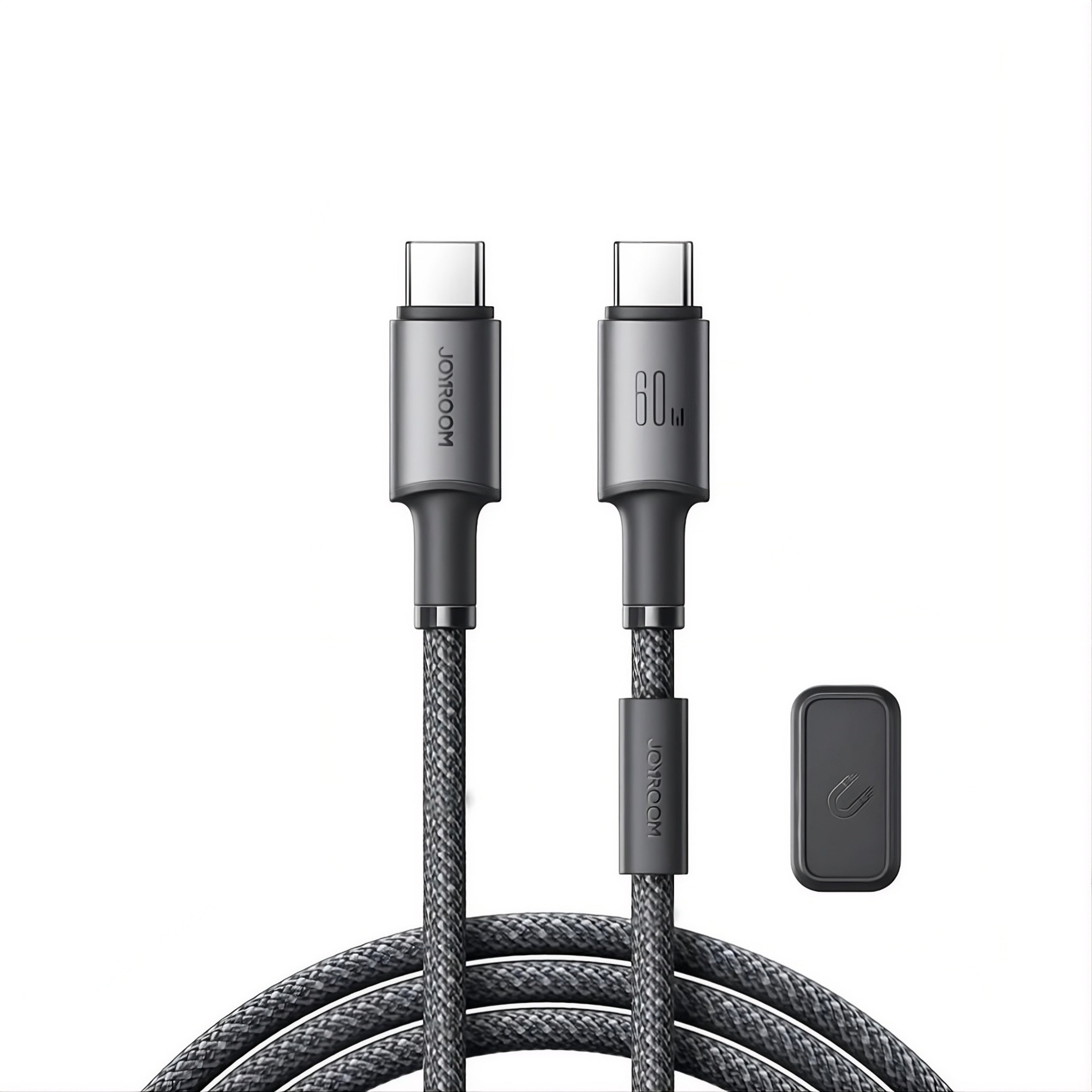 Cable USB-C a USB-C 60W Carga Rápida con Soporte Magnético – Joyroom 