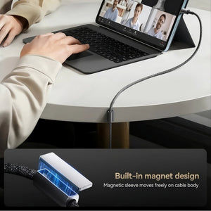 Cable USB-C a USB-C 60W Carga Rápida con Soporte Magnético – Joyroom 