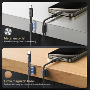 Cable USB-C a USB-C 60W Carga Rápida con Soporte Magnético – Joyroom 