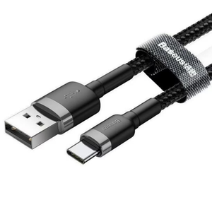 Cable USB-A a USB-C 2A Carga Rápida 2 m – Baseus Cafule 