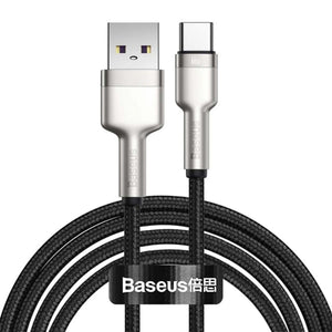 Cable USB-A a USB-C 66W Carga Rápida 1 m / 2 m – Baseus Cafule 