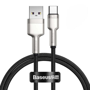 Cable USB-A a USB-C 66W Carga Rápida 1 m / 2 m – Baseus Cafule 