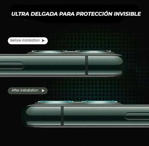 Protector de Cámara iPhone Vidrio Templado HD Anti Rayas 