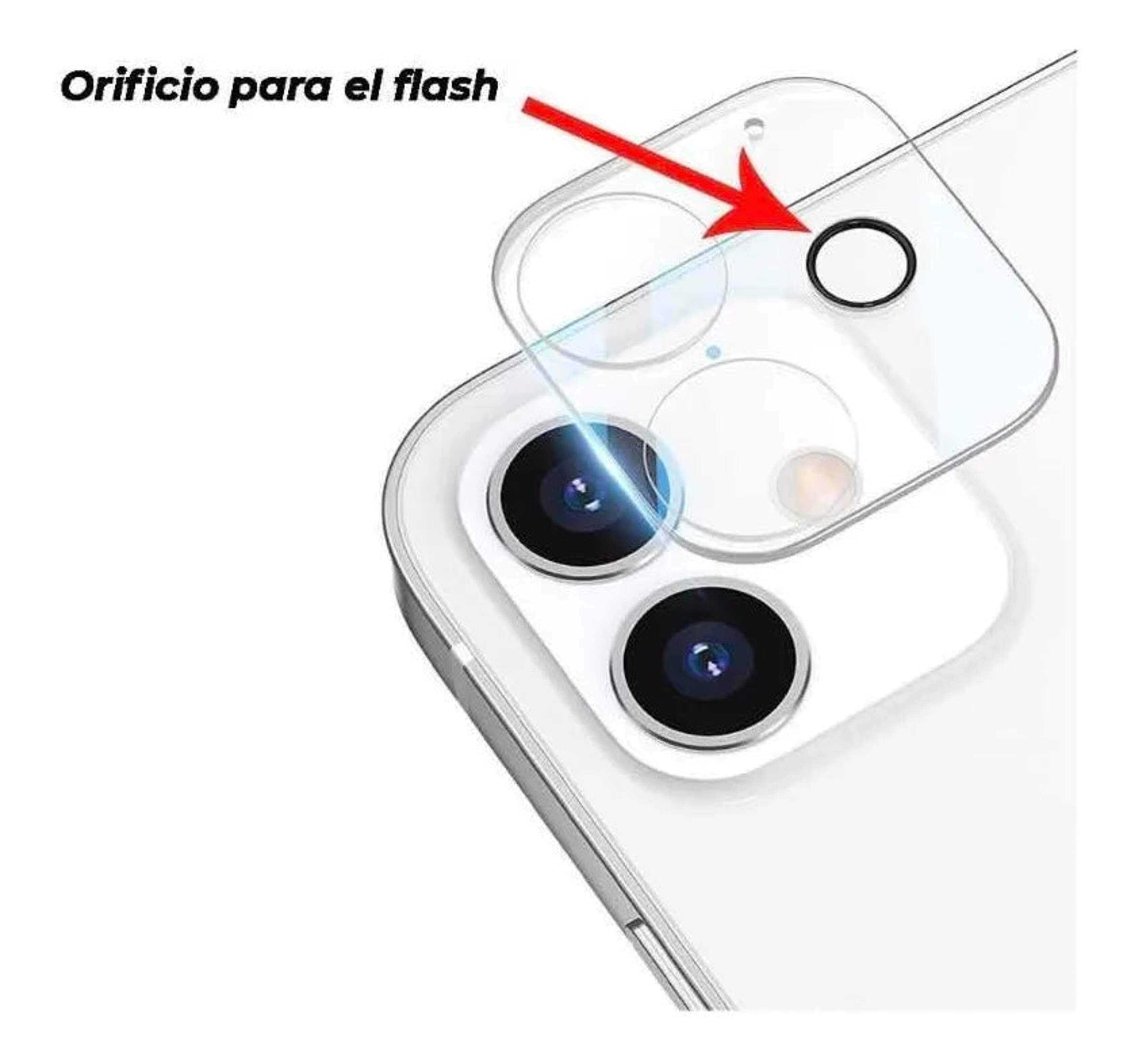 Protector de Cámara iPhone Vidrio Templado HD Anti Rayas 