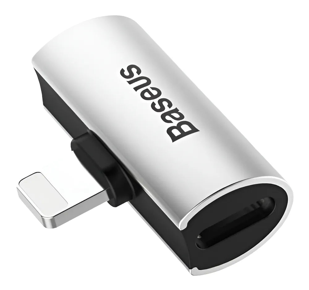 Adaptador Lightning a Jack 3.5 mm + Carga Baseus 