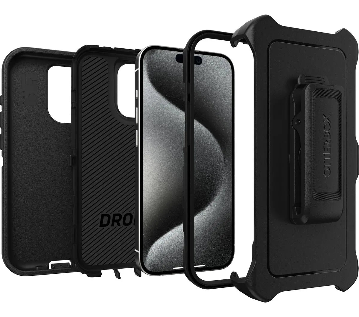 Carcasa OtterBox Defender Negra para iPhone 13 Pro – Protección Robusta de Nivel Profesional