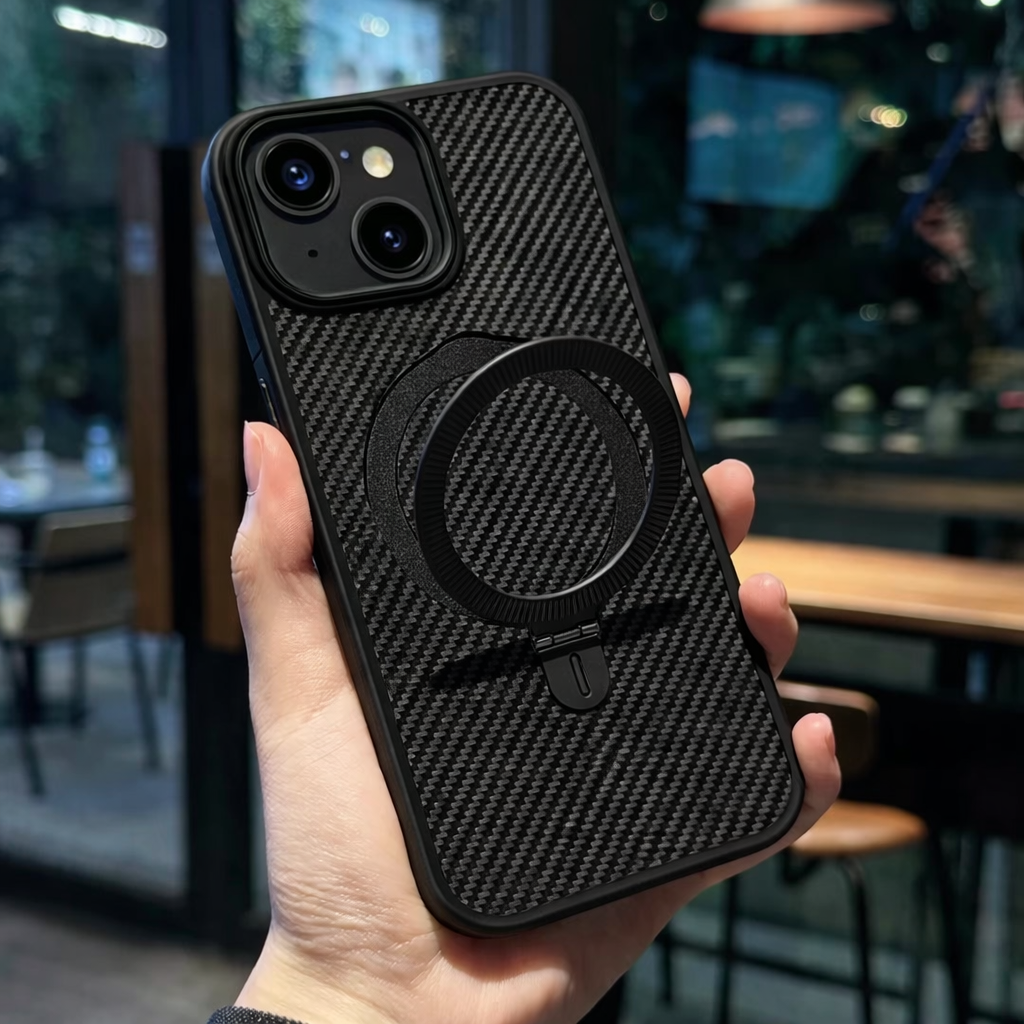 Carcasa de Fibra de Carbono para iPhone Ultra Resistente Antigolpes 
