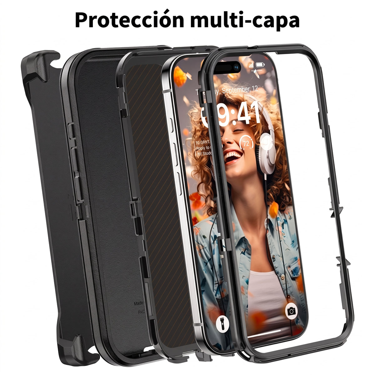 Carcasa Adventurer Defender para iPhone antigolpes