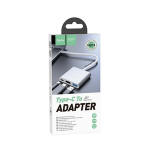 Hub Adaptador USB-C a HDMI + USB + USB-C Hoco 
