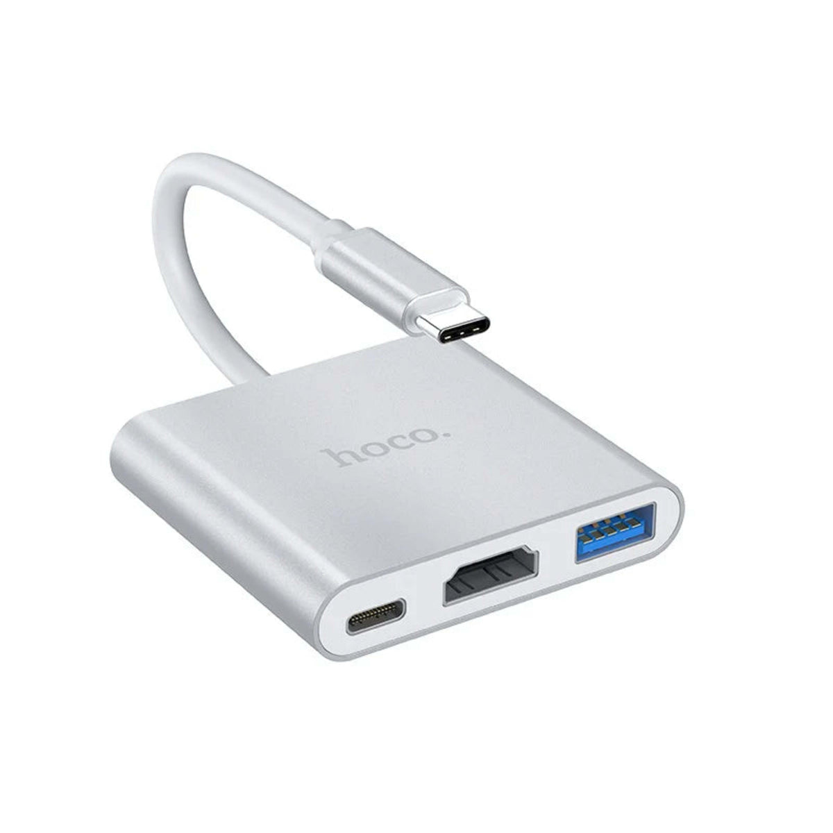 Hub Adaptador USB-C a HDMI + USB + USB-C Hoco 