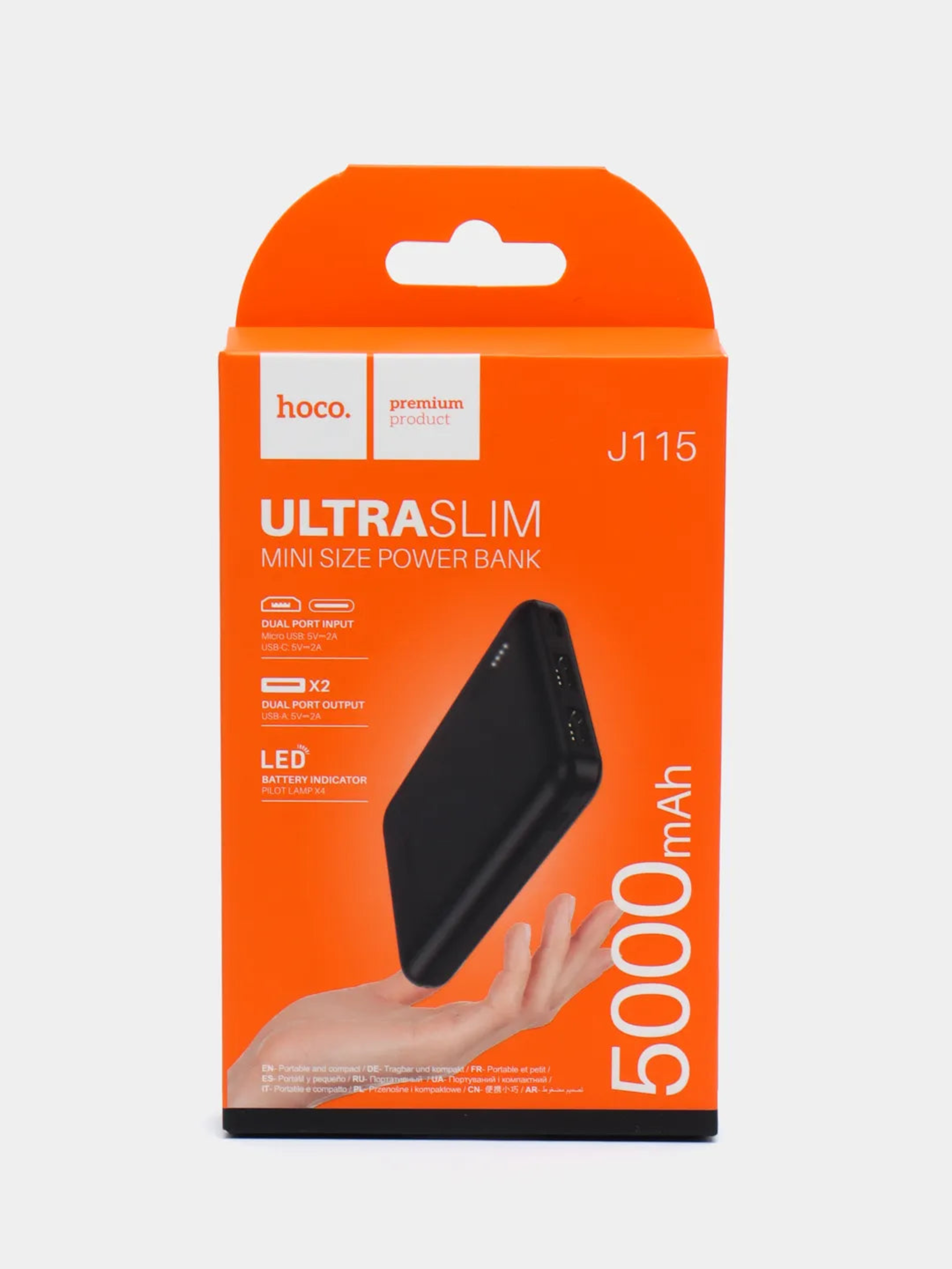 Power Bank Hoco 5000mAh Batería Portátil 