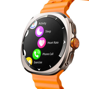 Smartwatch JR-FV2 AMOLED 1.43" | Llamadas Bluetooth, IP68, 100+ Deportes y Monitoreo de Salud 