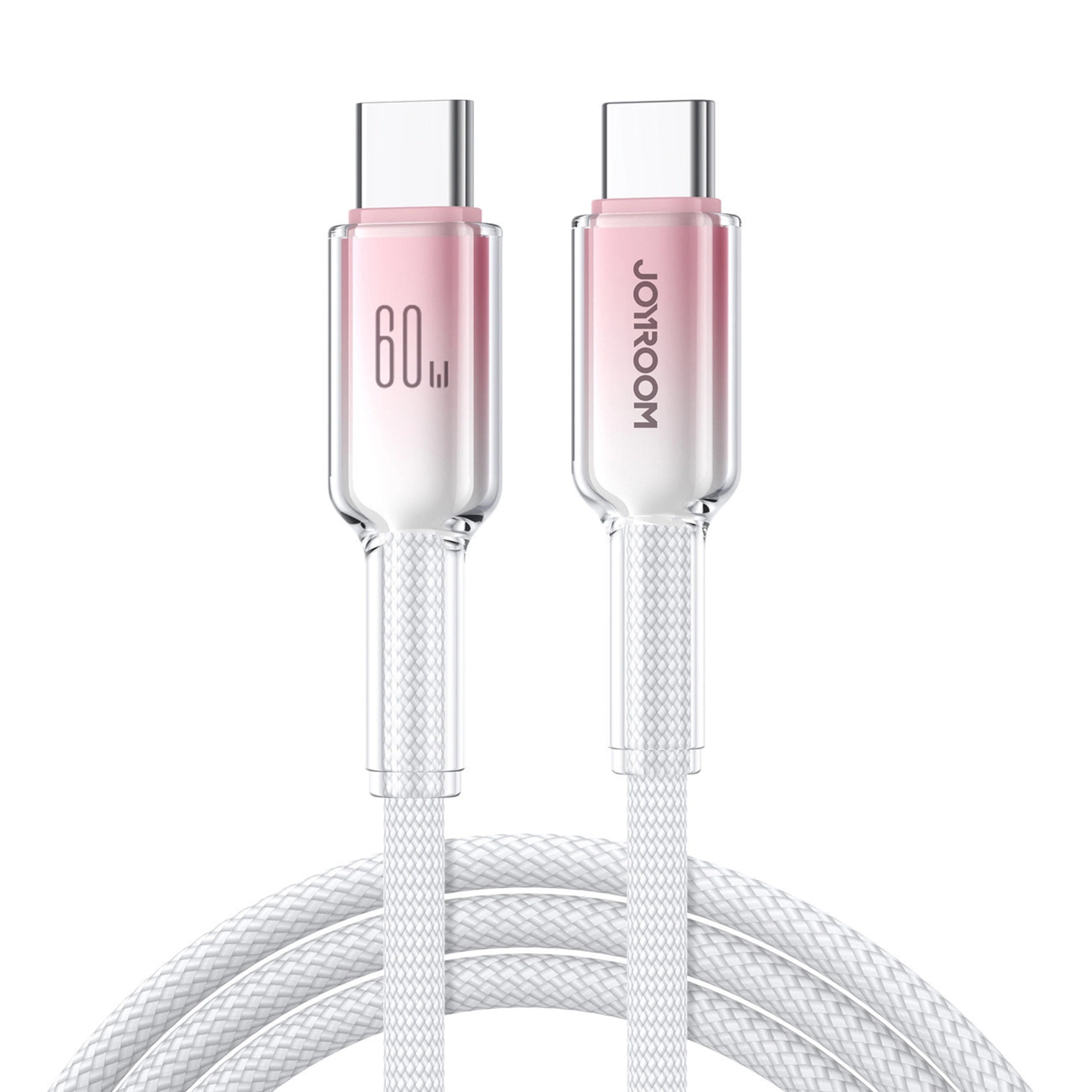 Cable USB-C a USB-C 60W Carga Rápida 1.2 m Blanco 