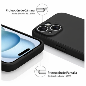Carcasa de Silicona para iPhone Compatible MagSafe Protección Flexible 
