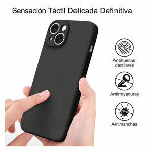Carcasa de Silicona para iPhone Compatible MagSafe Protección Flexible 