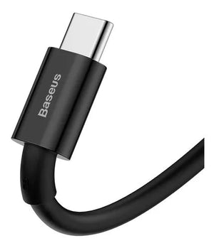 Cable USB-A a USB-C 66W / 100W Carga Rápida 1 m – Baseus Tungsten Gold 