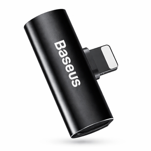 Adaptador Lightning a Jack 3.5 mm + Carga Baseus 
