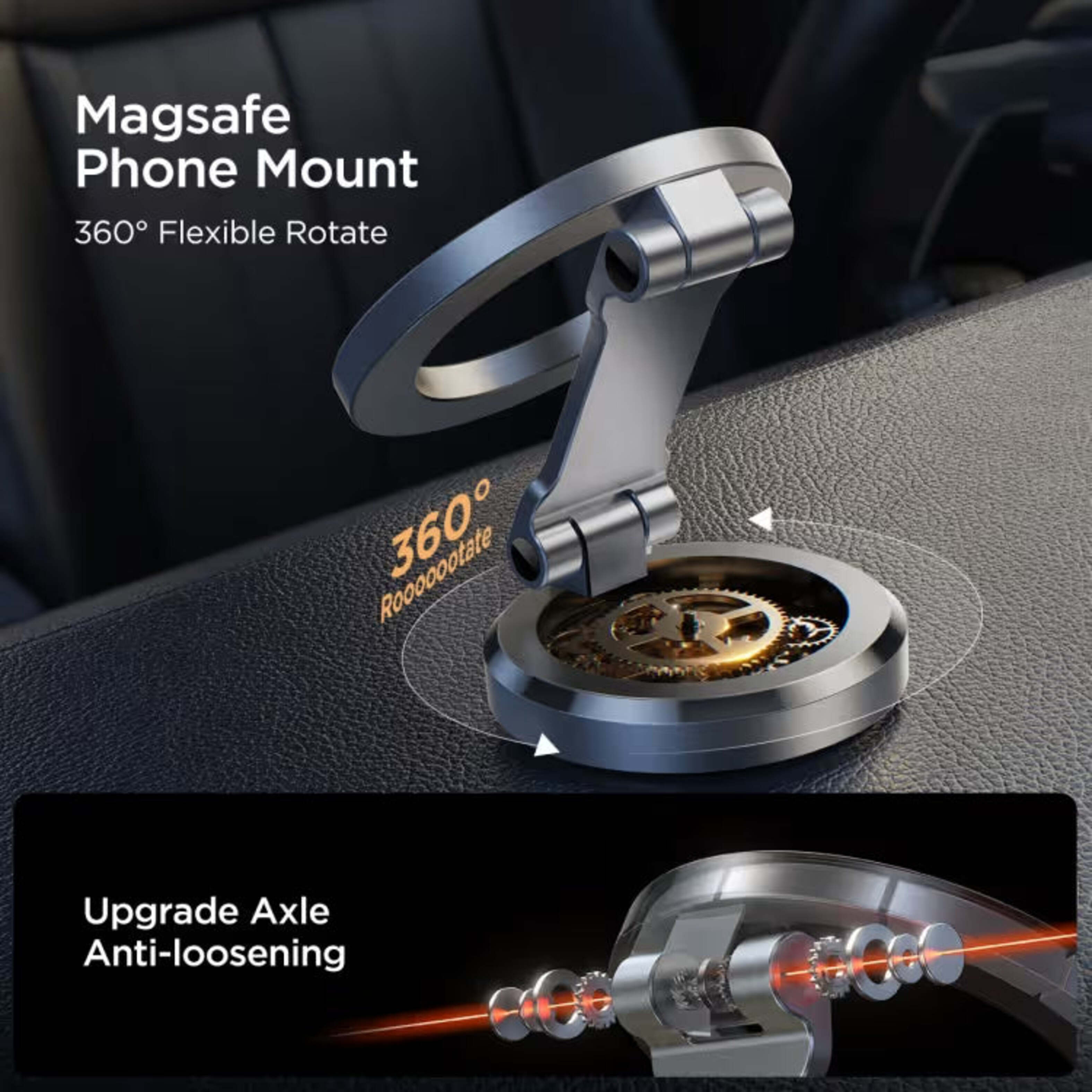 Soporte Magnético Joyroom para Auto Doble Articulación 360° 