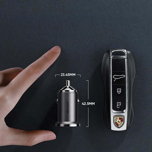 Cargador de Auto Joyroom Metálico USB + USB-C 45W 