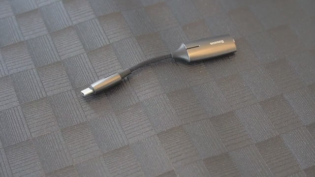 Adaptador USB-C a USB C + Jack 3.5 mm Baseus 