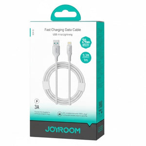 Cable USB-C a Lightning 30W Carga Rápida 1 m Blanco – Serie Flash S-A28 